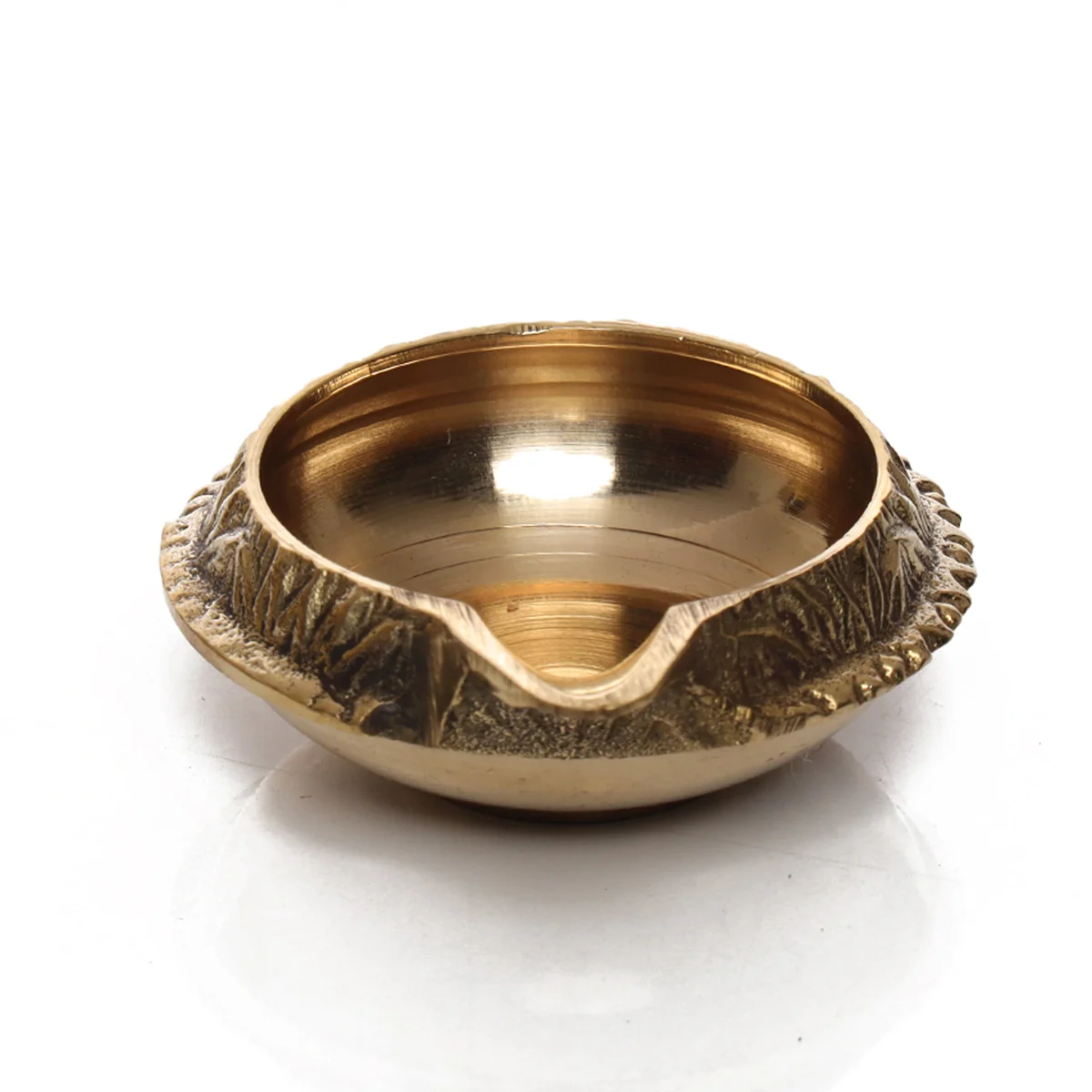 Brass Kuber Deep - 1 x 2.5 Inches | Brass Vilakku/ Kubera Deepam/ Kubera Lamp for Pooja/ 50 Gms Approx - Image 3