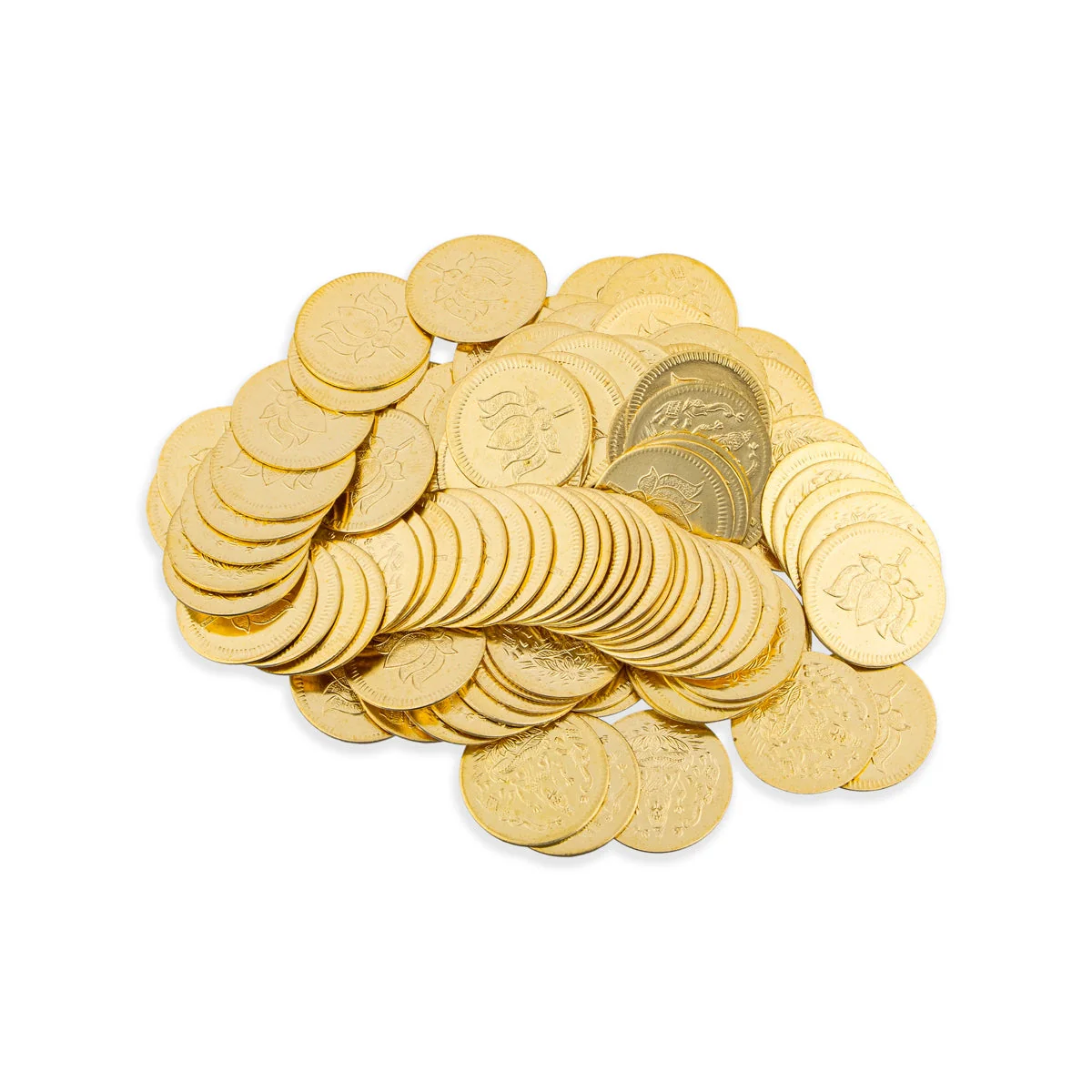 Brass Lakshmi Coin Box | 108 Laxmi Coin/ Gold Polish 108 Pooja Coin for Worship - Image 3