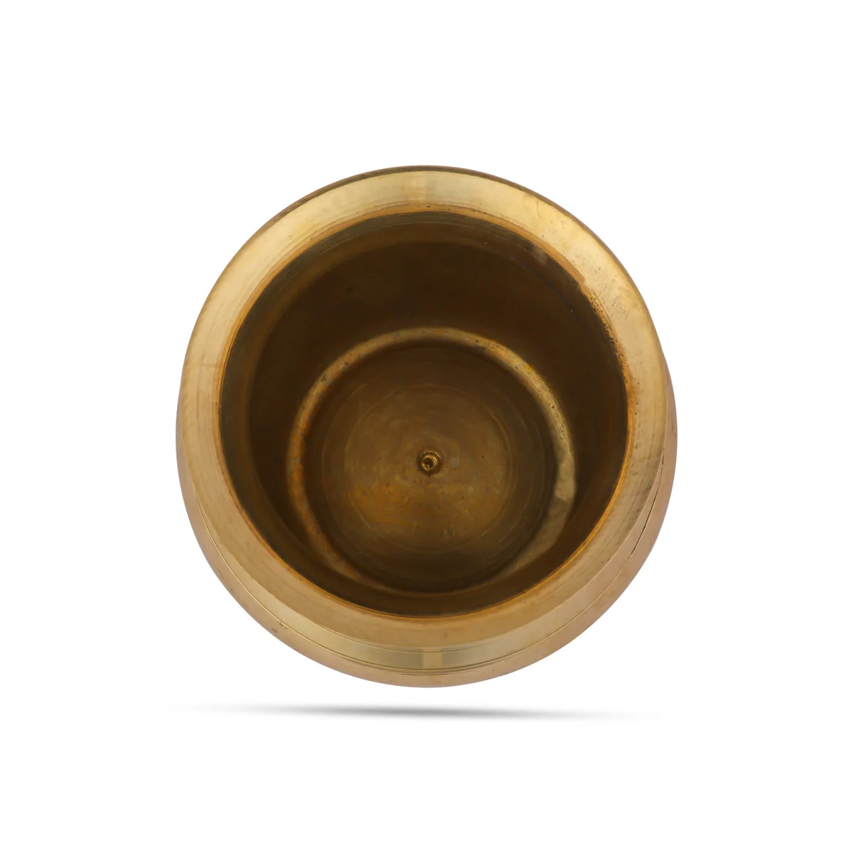 Brass Lota - 3 x 2.5 Inches | Chombu/ Pooja Pot/ Brass Kalash for Home - Image 4