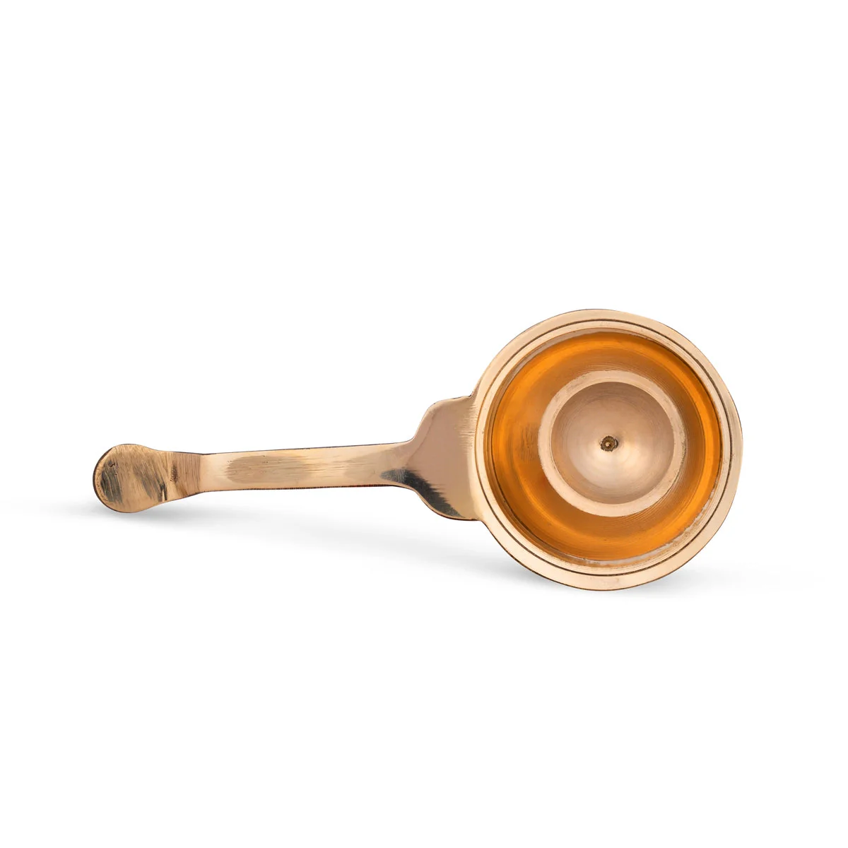 Brass Palghat Aarti - 1 x 8 Inches | Brass Aarti/ Arti Kapoor for Pooja/ 130 Gms Approx - Image 4