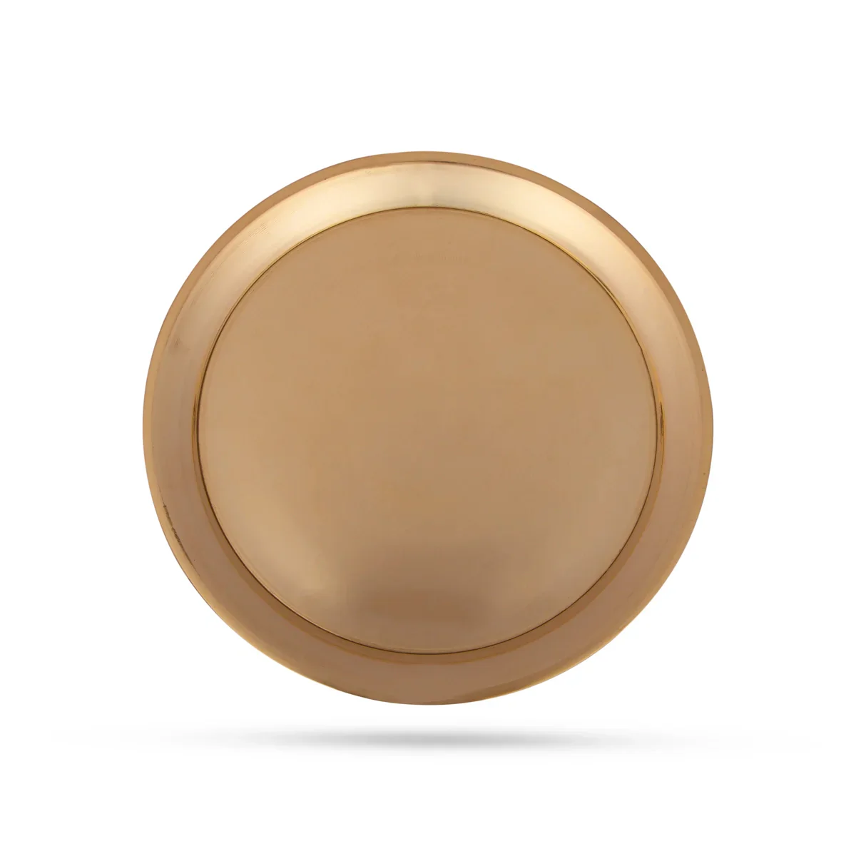Brass Pin Tray - 6.25 Inches | Pooja Stand/ Brass Plate/ Asan for Deity/ 240 Gms Approx - Image 2