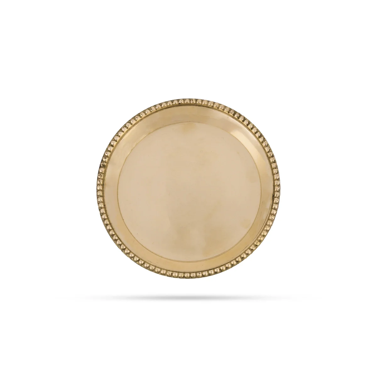 Brass Plate - 0.5 x 3.5 Inches | Thali Plate/ Pooja Plate for Home - Image 3
