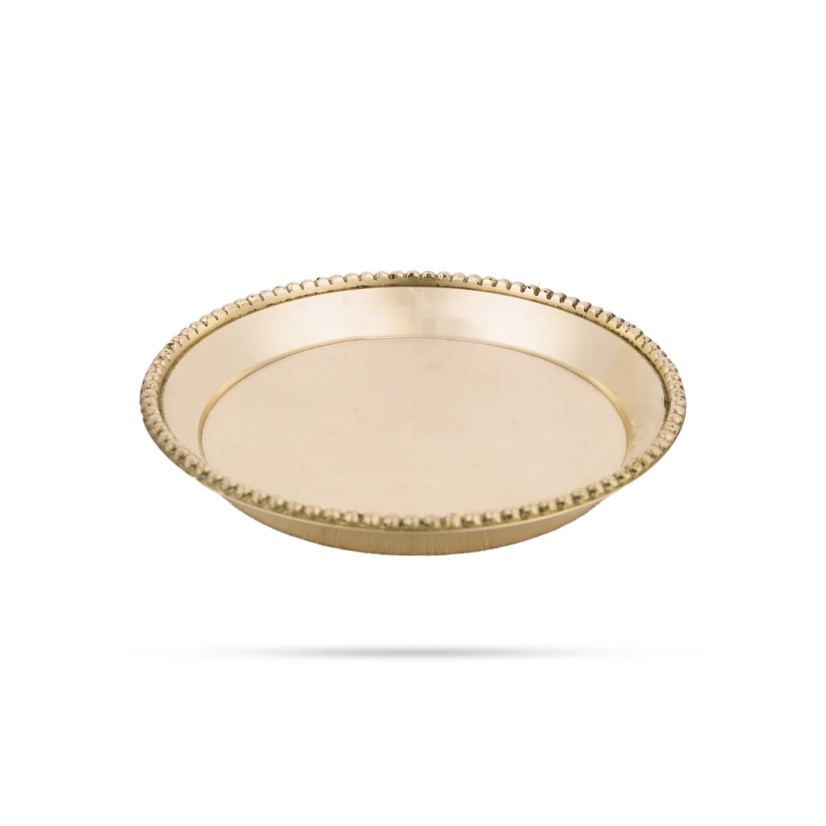 Brass Plate - 0.5 x 3.5 Inches | Thali Plate/ Pooja Plate for Home - Image 4
