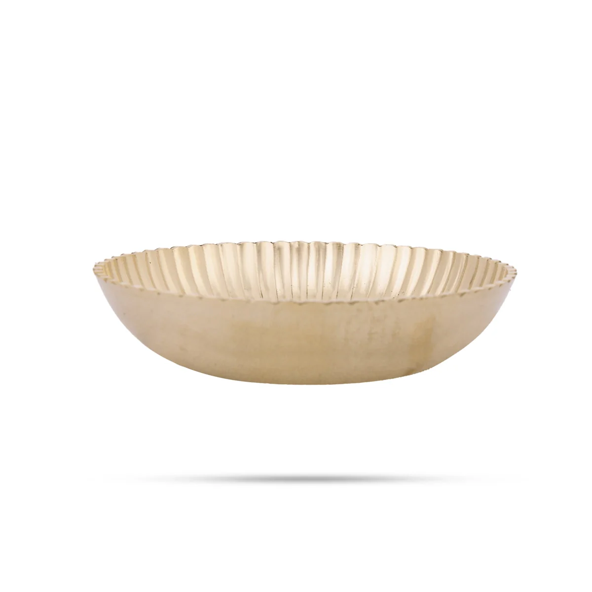 Brass Plate - 1 x 4.75 Inches | Thali Plate/ Pooja Plate for Home