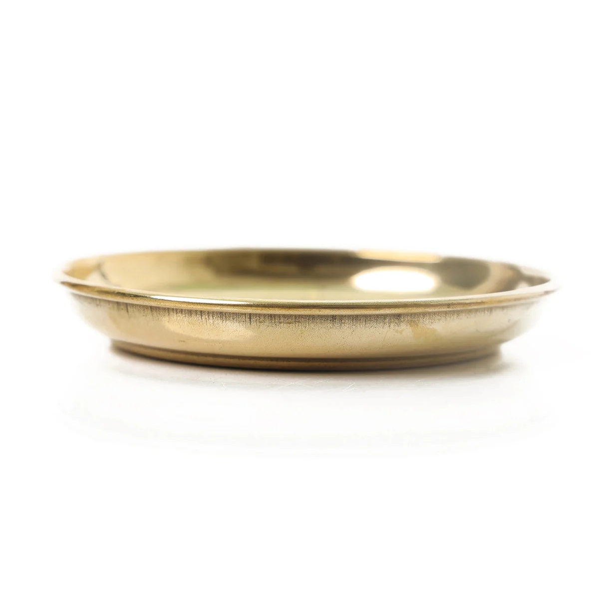 Brass Plate - 1 x 5 | Small Plate/ Beading Design Pooja Thali Plate/ Pooja Plate for Home - Image 2