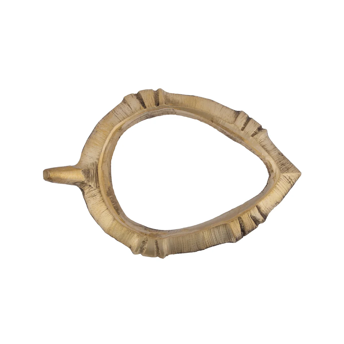 Brass Shankh Stand - 1 x 4.5 Inches | Shankh Holder/ Dakshinavarti Shankh Stand for Pooja - Image 2