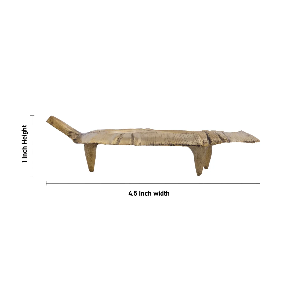 Brass Shankh Stand - 1 x 4.5 Inches | Shankh Holder/ Dakshinavarti Shankh Stand for Pooja - Image 4