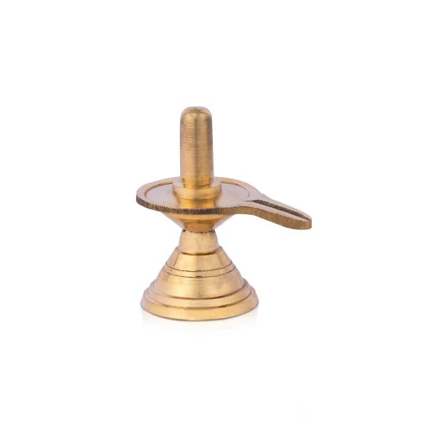 Shivling Idol - 2 x 2 Inches | Brass Idol/ Shiv Ling Murti/ Shiva Lingam Statue for Pooja - Image 3