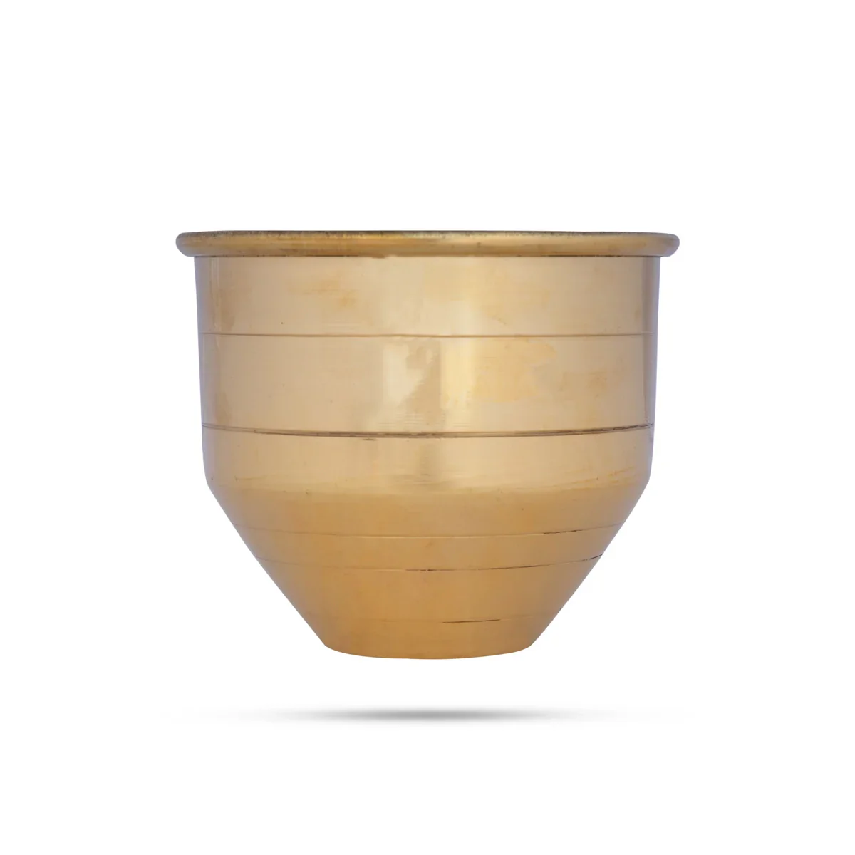 Brass Vattil - 2.5 x 3 Inches | Brass Vessel/ Puja Patra/ Brass Bowl for Pooja/ 95 Gms Approx