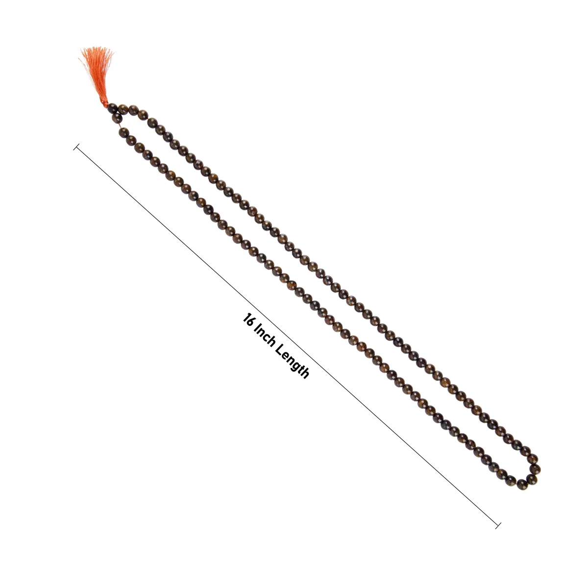 Bronzite Mala - 16 Inches | Gemstone Mala/ Crystal Mala for Meditation - Image 3