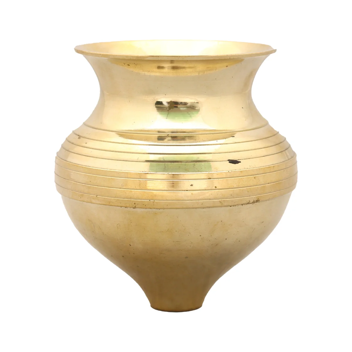 Abhishek Loti - 4.75 x 4 Inches | Brass Lota/ Jaladhari Pot for Shivling Puja/ 480 Gms Approx - Image 3