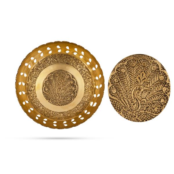 Brass Bowl - 1.5 x 4.5 Inches | Katora/ Katori/ Brass Katori for Pooja/ 105 Gms Approx - Image 2