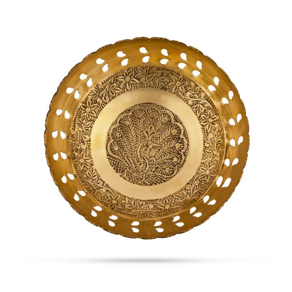 Brass Bowl - 1.5 x 4.5 Inches | Katora/ Katori/ Brass Katori for Pooja/ 105 Gms Approx - Image 3