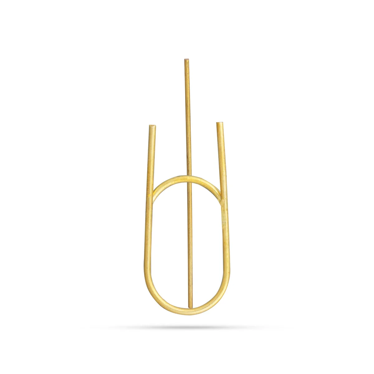 Namam Stick - 2.5 x 0.75 Inches | Brass Namam Kambi for Tilak/ 5 Gms Approx