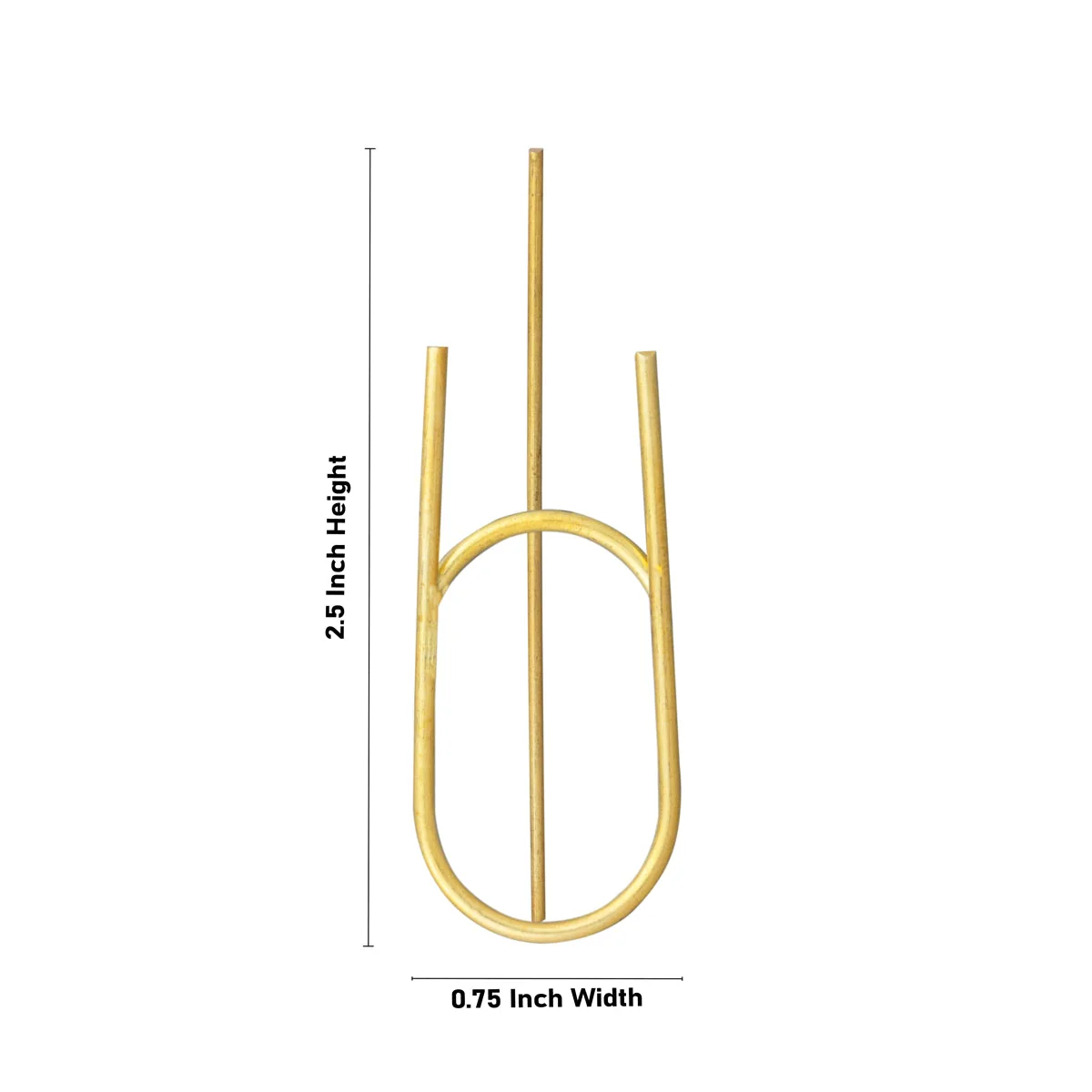 Namam Stick - 2.5 x 0.75 Inches | Brass Namam Kambi for Tilak/ 5 Gms Approx - Image 3