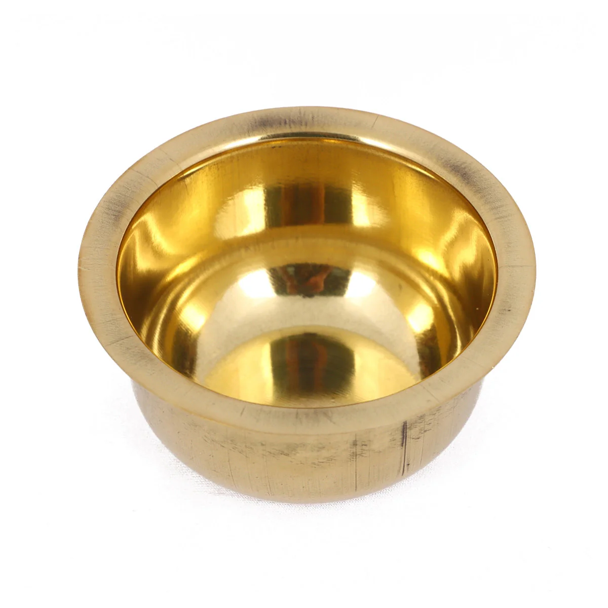 Brass Cup - 1.75 x 3.5 Inches | Brass Bowl/ Pooja Bowl/ Pooja Cup for Home - Image 3