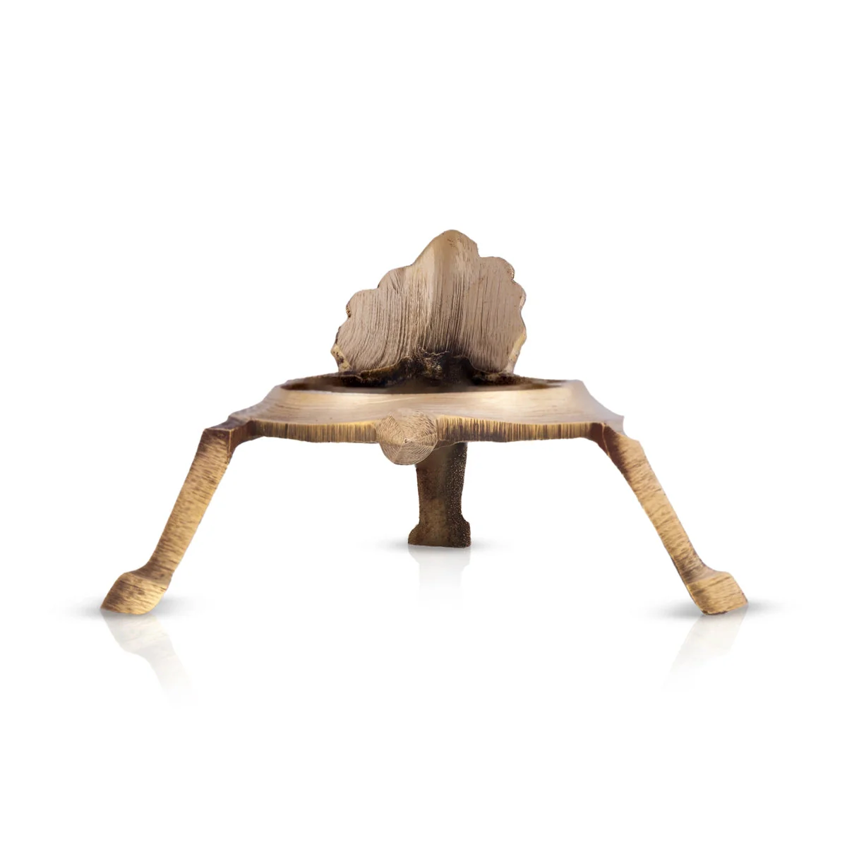Shankh Stand - 2 x 5 Inches | Brass Shankh Holder/ Shankh Rakhne Ka Stand for Pooja - Image 2