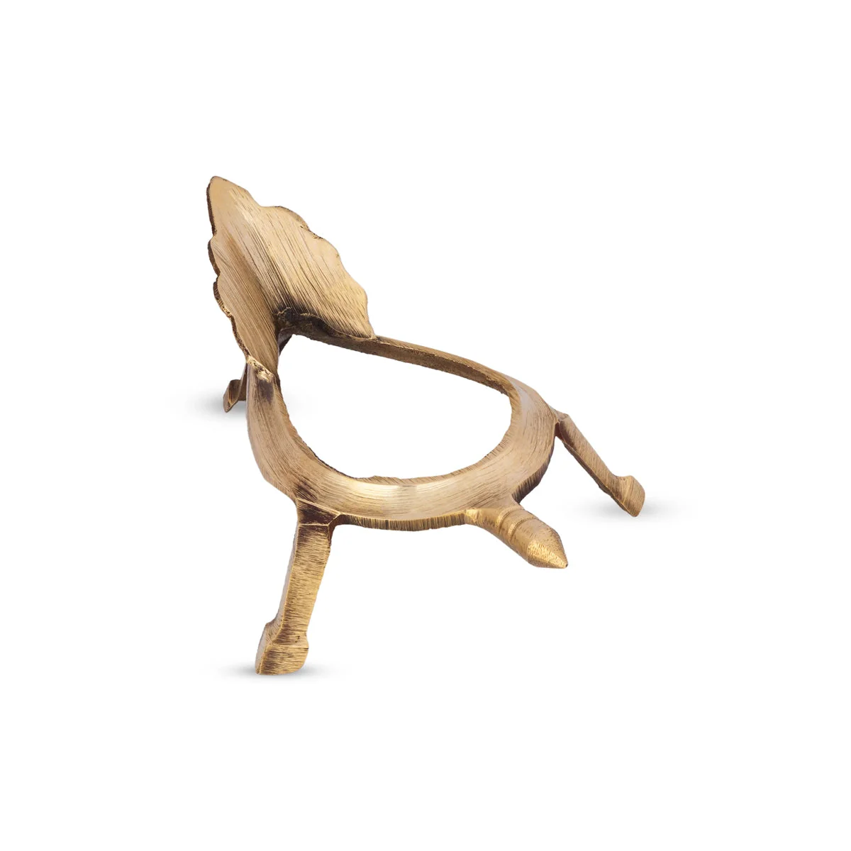 Shankh Stand - 2 x 5 Inches | Brass Shankh Holder/ Shankh Rakhne Ka Stand for Pooja - Image 4