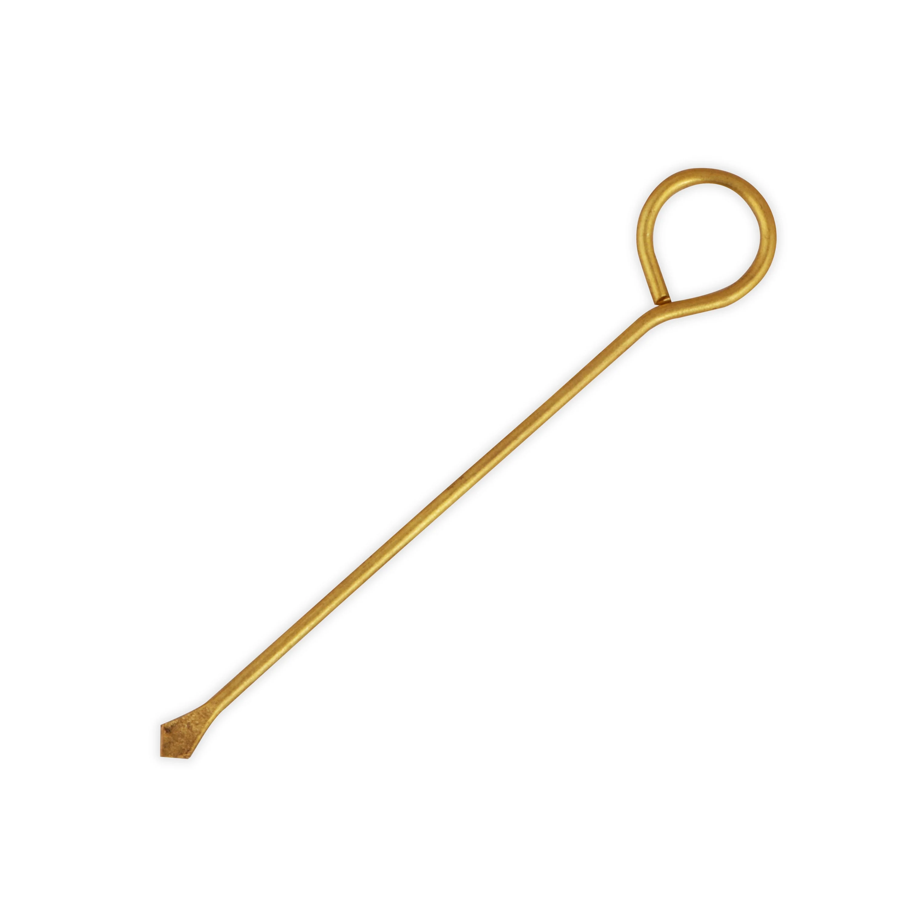 Brass Thiri Kambi - 3 Inches | Vilakku Thiri Thoondi for Pooja - Image 3