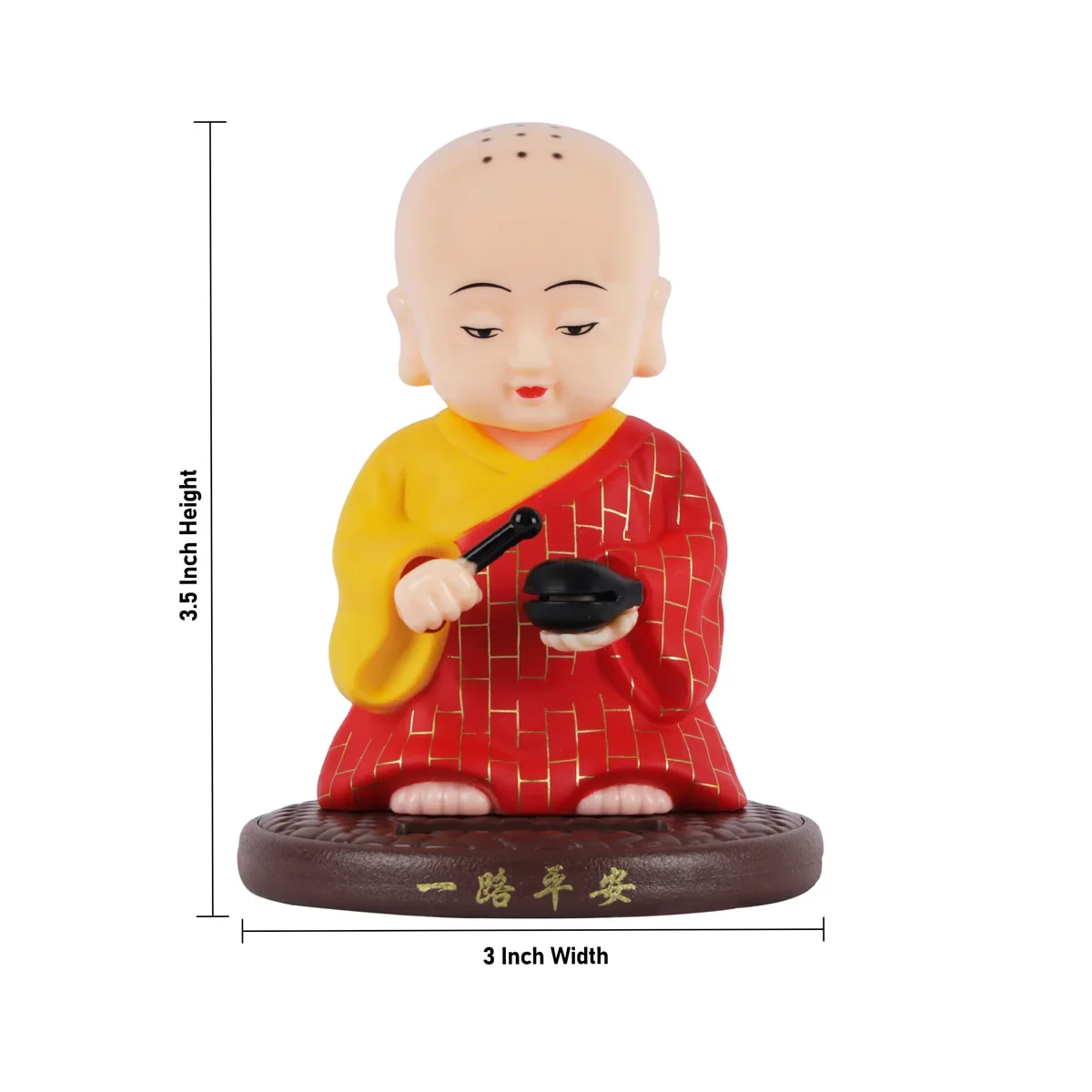 Buddha Statue - 3.5 x 3 Inches | Buddha Murti/ Buthar Statue for Car - Image 21