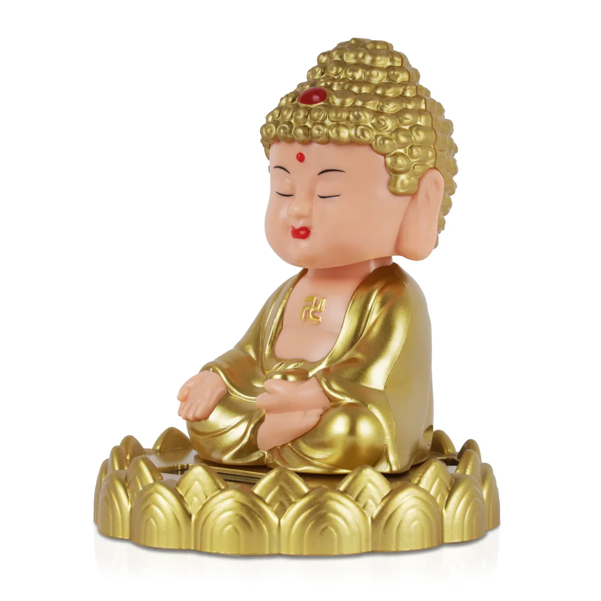 Buddha Statue - 3.5 x 3 Inches | Buddha Murti/ Buthar Statue for Car - Image 6