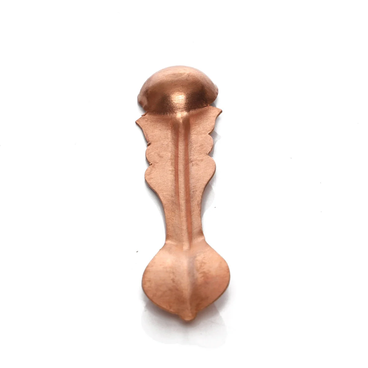 Copper Achmani - 4.5 x 1 Inches | Pali Spoon/ Uddharani for Pooja/ 10 Gms Approx - Image 3