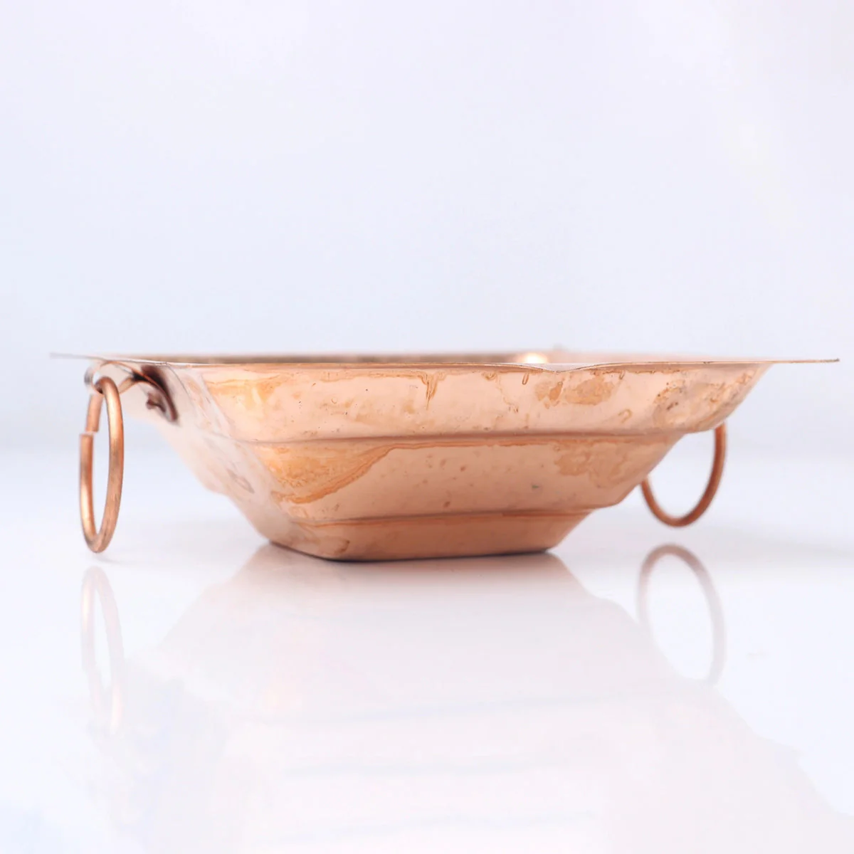 Havan Kund With Handle - 2 x 7 Inches | Hawan Kund/ Copper Agnihotra Without Stand for Pooja - Image 4