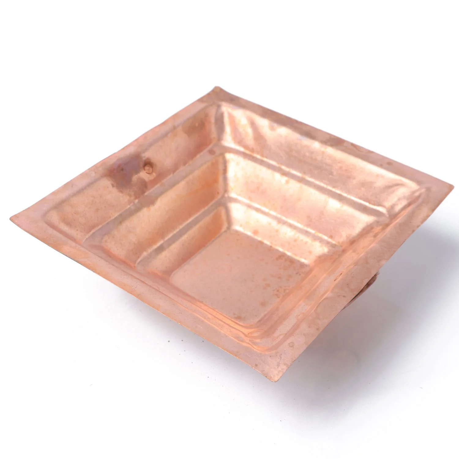 Havan Kund With Handle - 3 x 8.5 Inches | Copper Hawan Kund Without Base/ Homa Kundam for Pooja/ 420 Gms Approx - Image 2