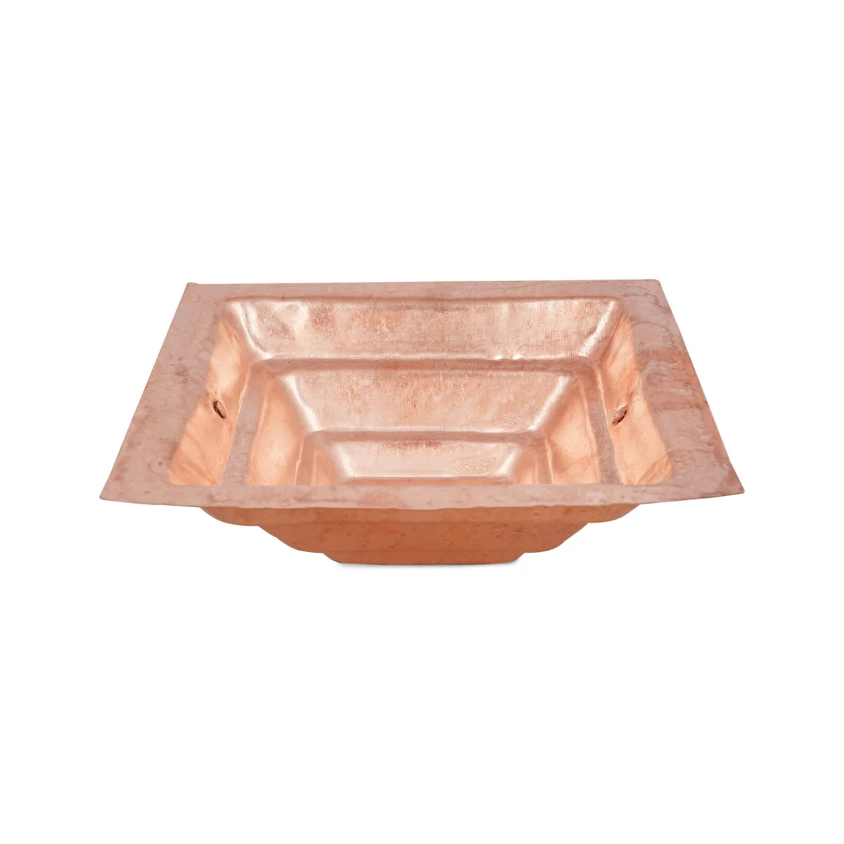 Havan Kund Without Stand - 8.5 x 8.5 Inches | Copper Agnihotra Kund With Handle/ Yagna Kund for Pooja/ 380 Gms - Image 2