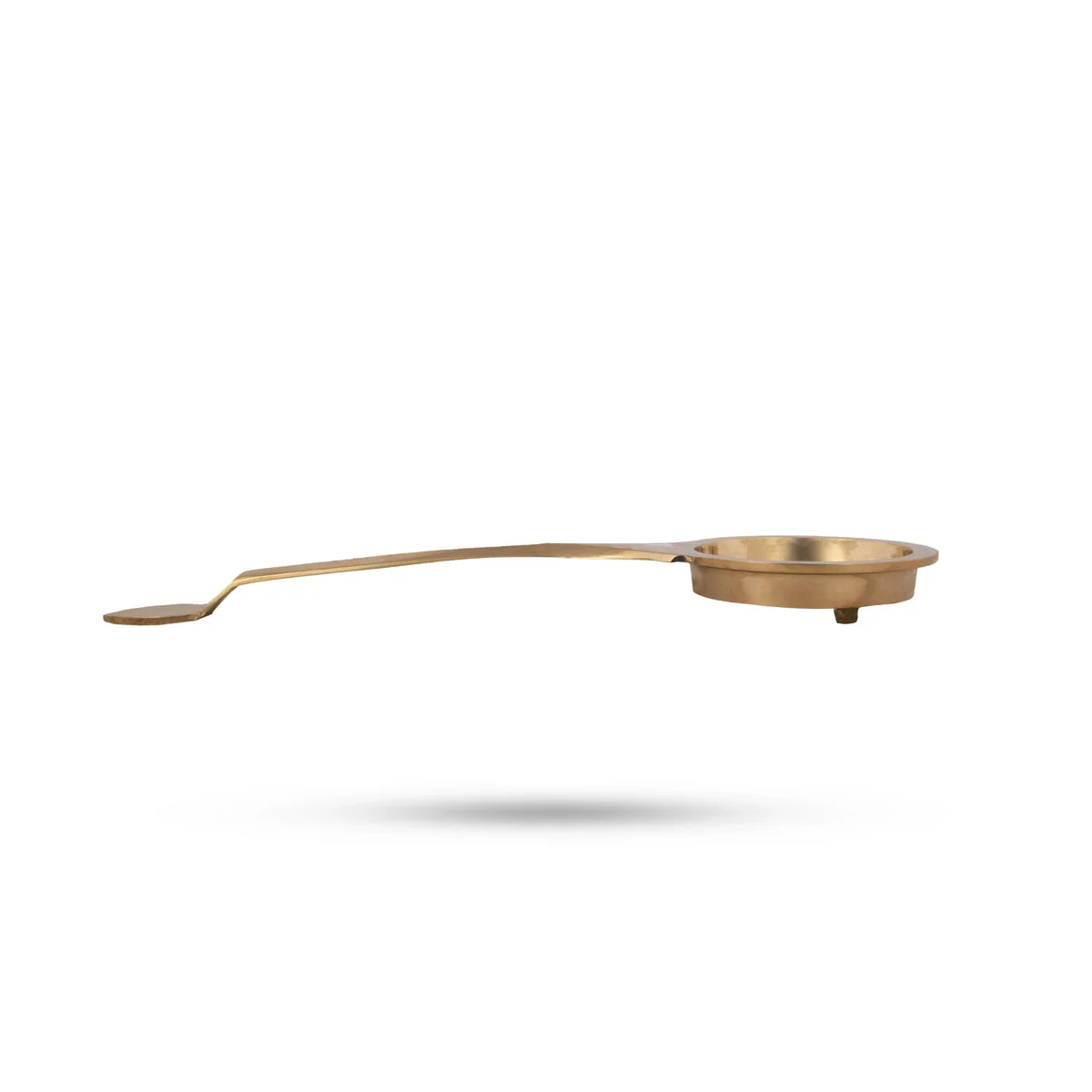 Brass Aarti - 9.5 Inches | Camphor Aarti/ Brass Karpoora Burner for Pooja/ 160 Gms Approx - Image 4