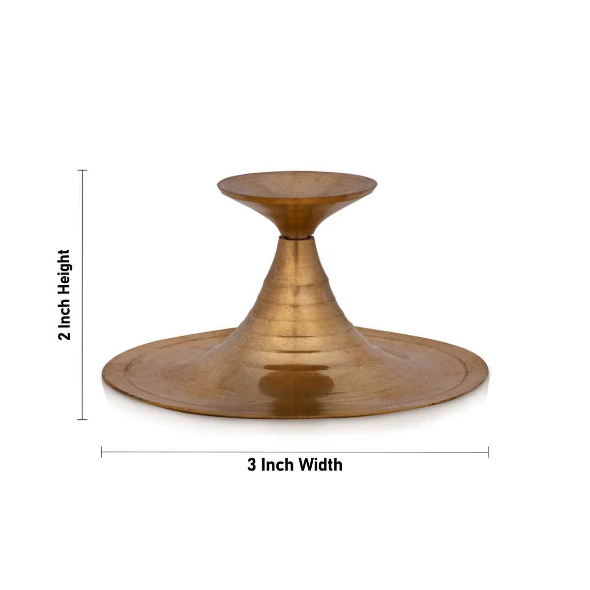 Camphor Burner - 2 X 3 Inches | Brass Kapoor Dhani/ Kapurdani/ Brass Aarti For Daily Pooja - Image 3