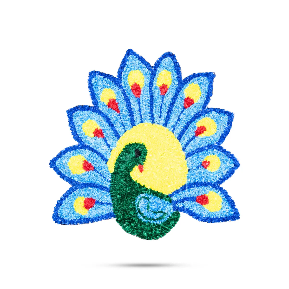 Canvas Rangoli Mat - 24 Inch Dia | Assorted Floral Design Rangoli / Reusable Floor Decoration For Festivals & Pooja - Image 23