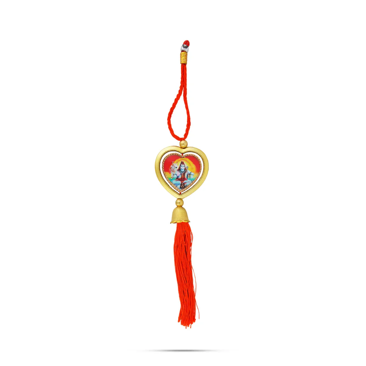 Car Hanging - 12 x 2 Inches | Car Decoration / Deity Picture Car Hanger For Protection - Image 2