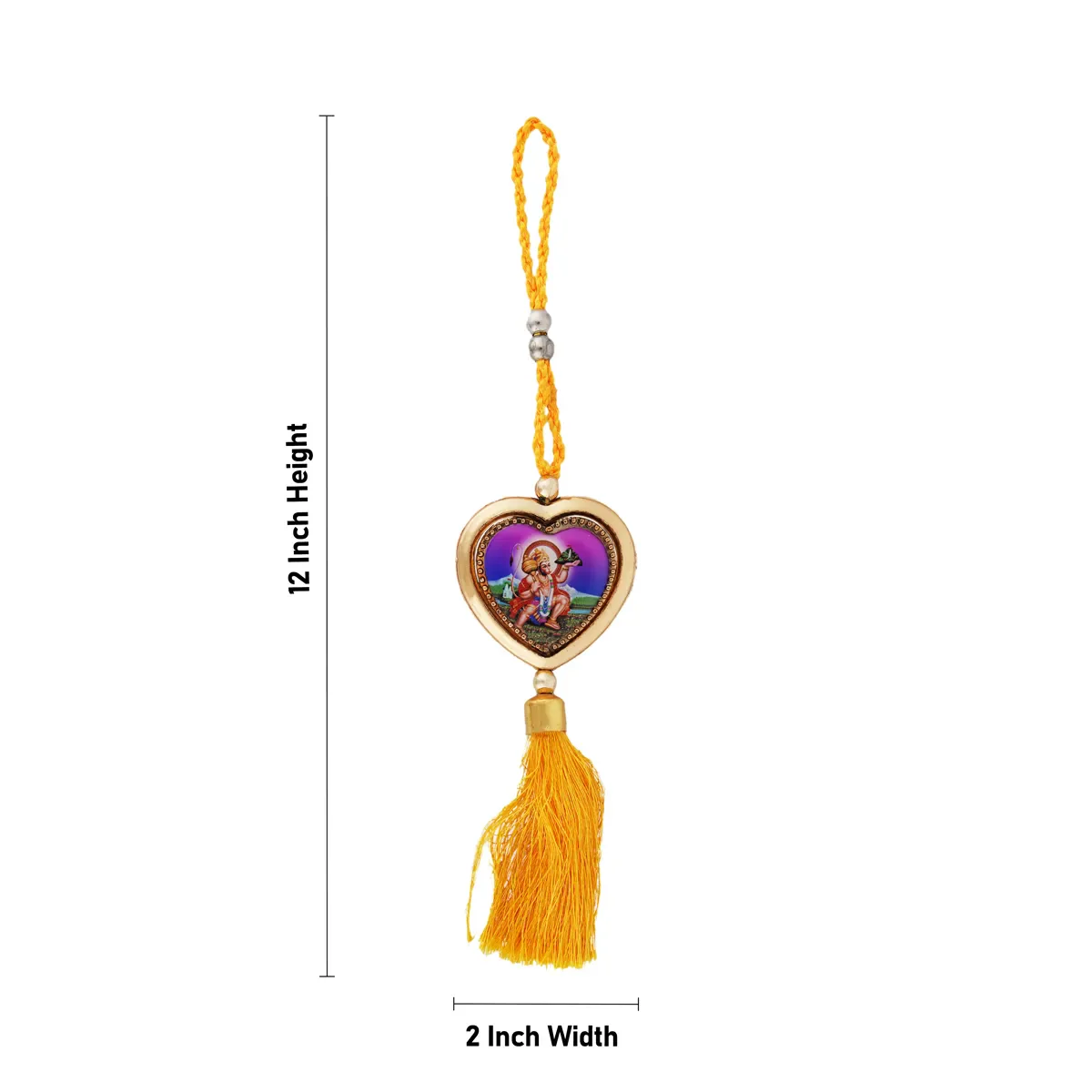 Car Hanging - 12 x 2 Inches | Car Decoration / Deity Picture Car Hanger For Protection - Image 6