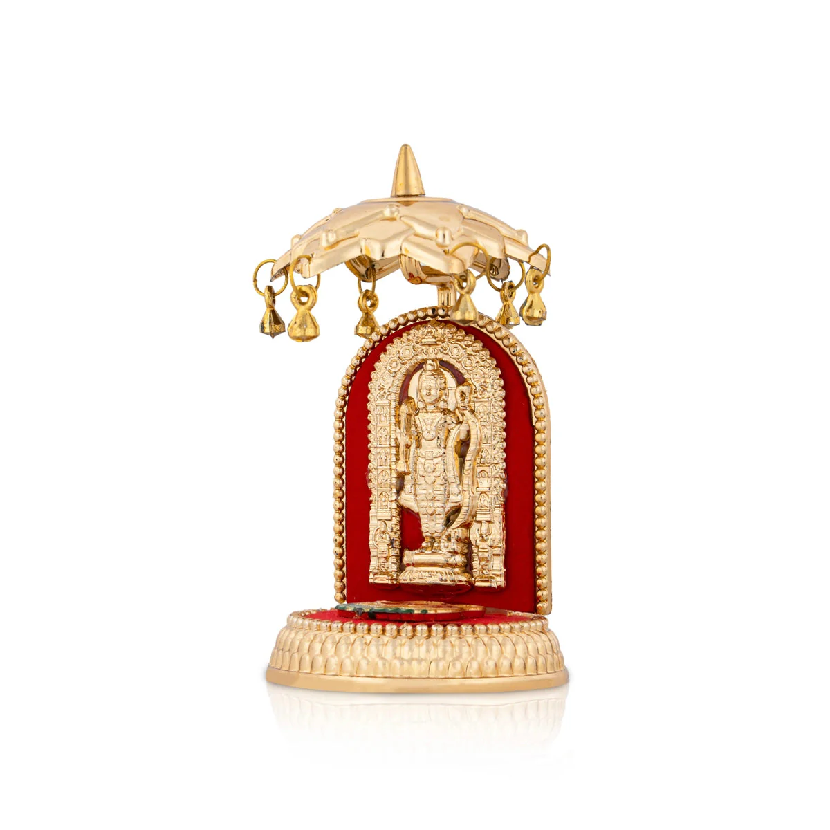 Car Stand - Ayodhi Ramar Padham With Umberlla - 4.5 Inch - Image 2