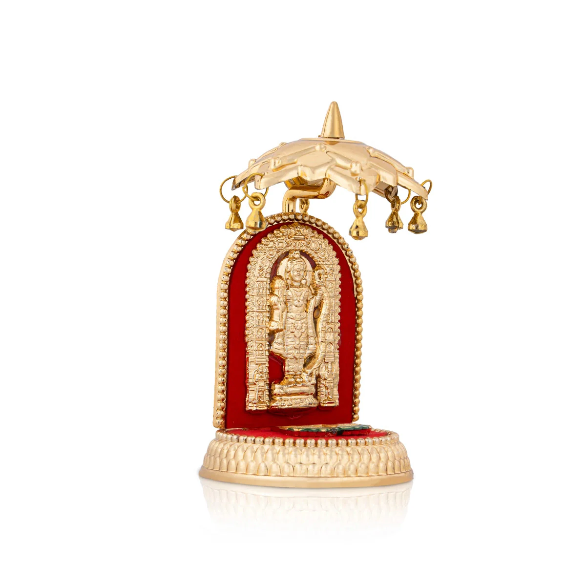 Car Stand - Ayodhi Ramar Padham With Umberlla - 4.5 Inch - Image 3