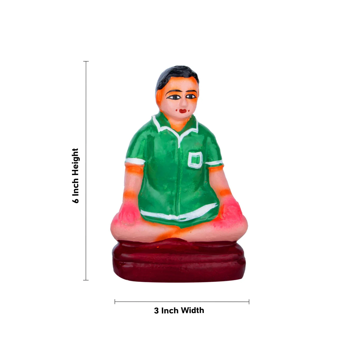 Carrom Set - Clay - 6 Inch - Image 11