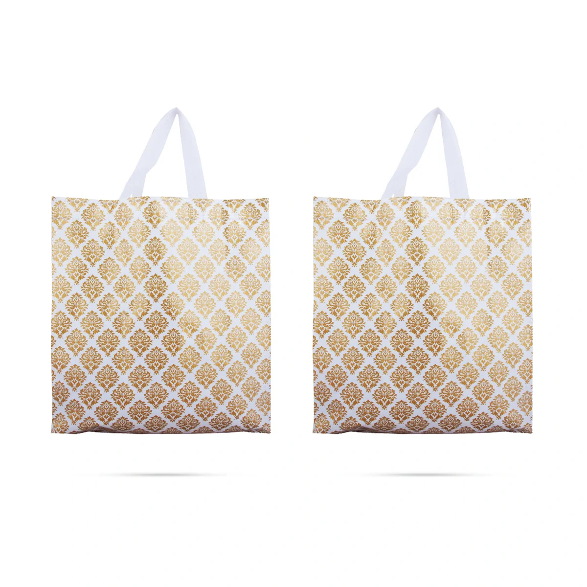 Carry Bag With Handle Pair - 16 X 12 Inches | 2 Pcs/ Return Gift Bag/ Thamboolam Bag For Functions And Gifting - Image 2