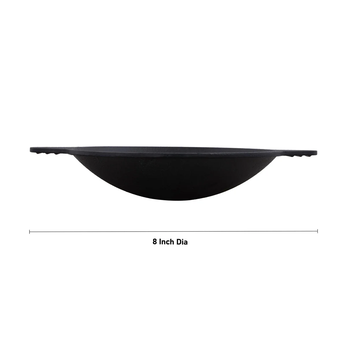 Cast Iron Appam Pan - 8 Inches | Appam Maker Cast Iron/ Cast Iron Appe Pan/ Appachatti for Cooking - Image 4