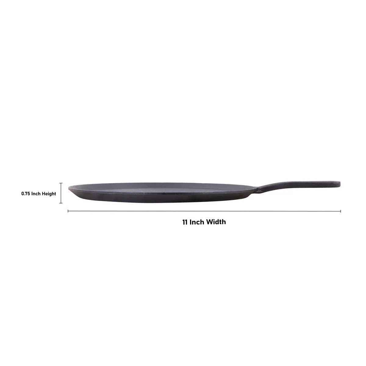 Cast Iron Tawa - 0.75 x 11 Inches | Roti Tawa/ Cast Iron Dosa Tawa/ Cast Iron Dosa Pan for Cooking - Image 5