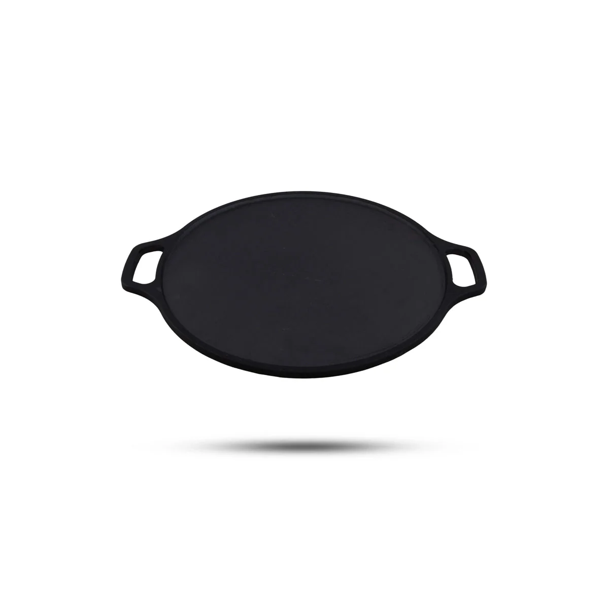 Cast Iron Tawa with Double Handle - 13 Inches | Roti Tawa/ Cast Iron Dosa Tawa/ Cast Iron Dosa Pan for Cooking - Image 2