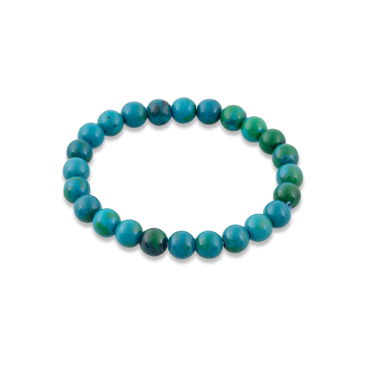 Chrysocolla Bracelet - 2.5 Inches | Chrysocolla Crystal Bracelet/ Chrysocolla Bead Bracelet for Spiritual Purpose - Image 3