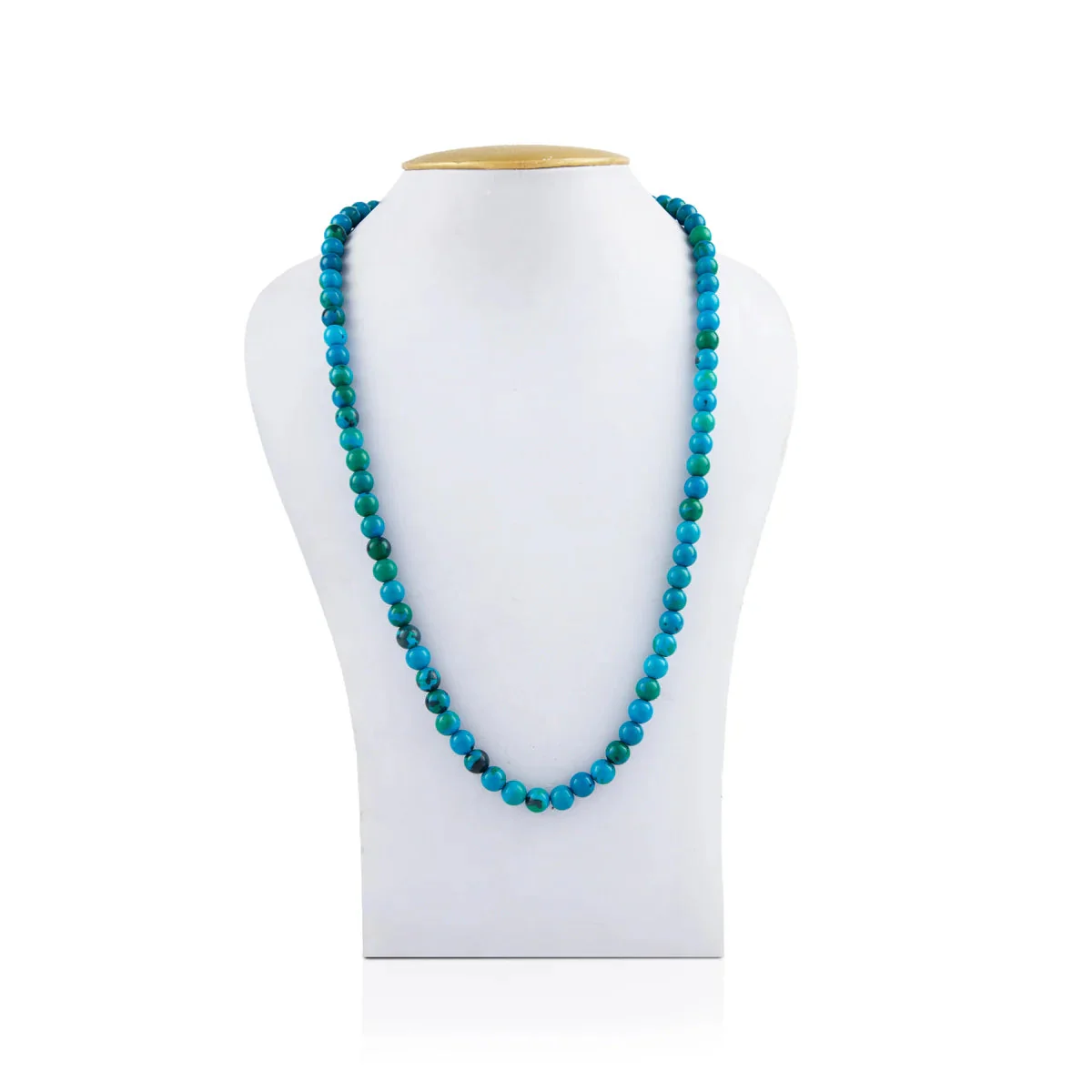 Chrysocolla Mala - 16 Inches | Crystal Mala/ Gemstone Mala For Inner Peace And Emotional Healing - Image 2