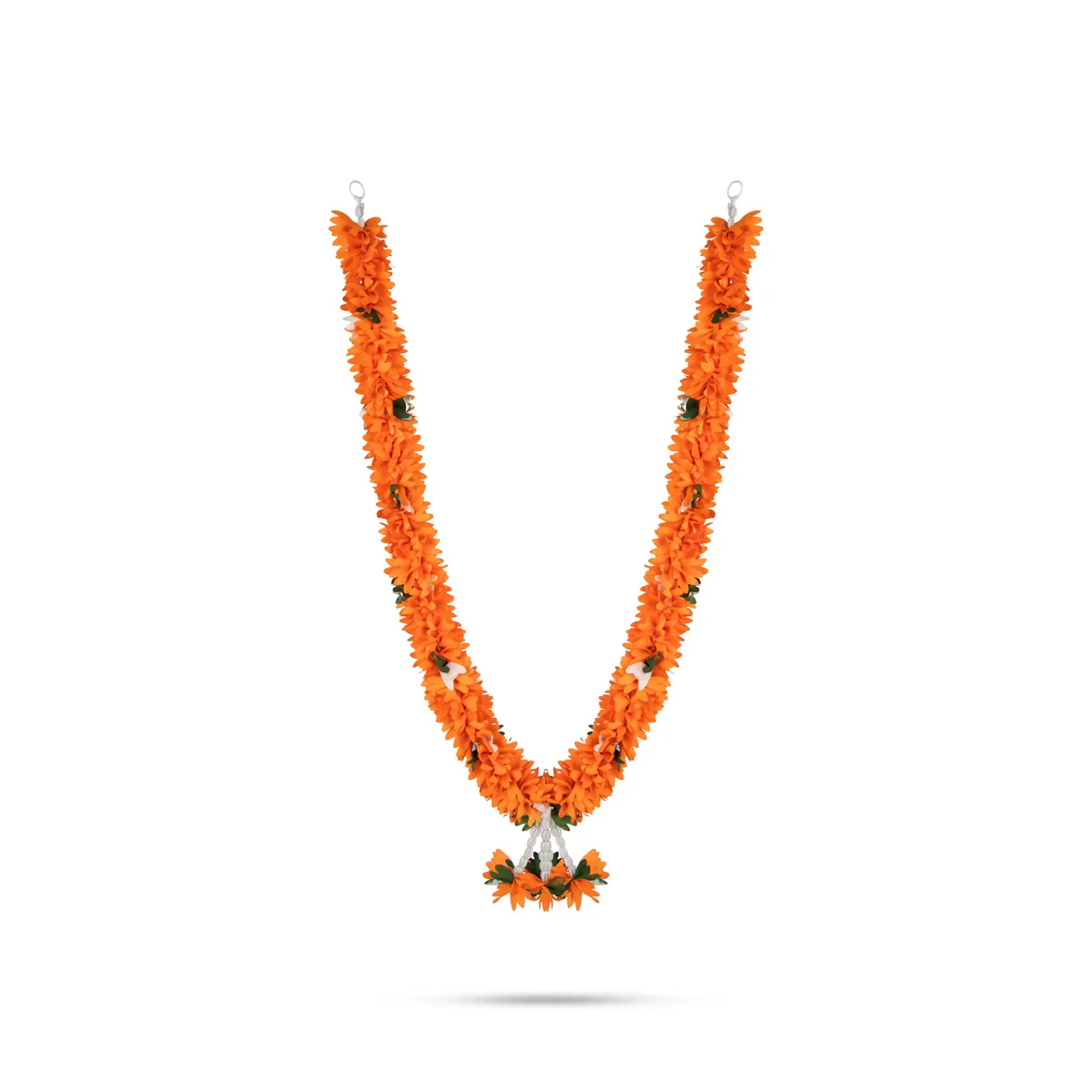 Cloth Mala - 19 Inches | Artificial Flower Mala/ Fancy Mala for Photo Frame - Image 5