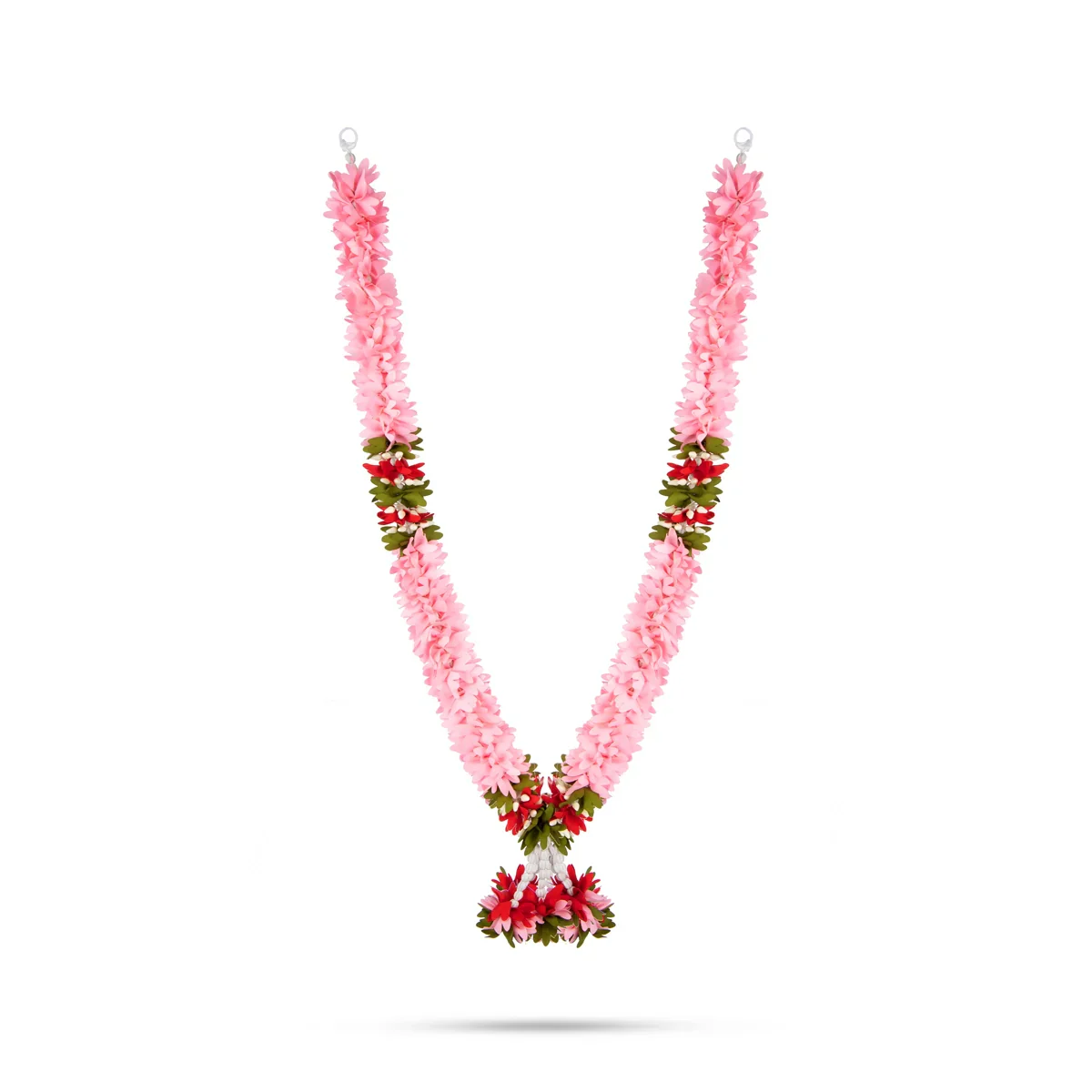 Cloth Mala - 19 Inches | Artificial Flower Mala/ Fancy Mala for Photo Frame - Image 7