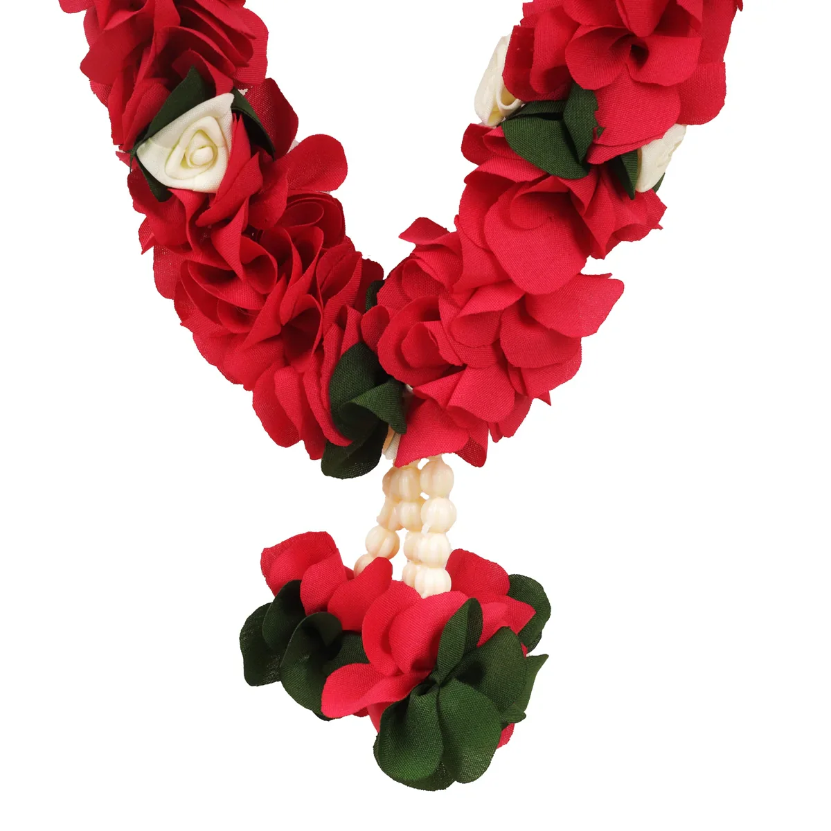 Cloth Mala - 22 Inches | Artificial Flower Mala/ Satin Mala for Photo Frame - Image 5