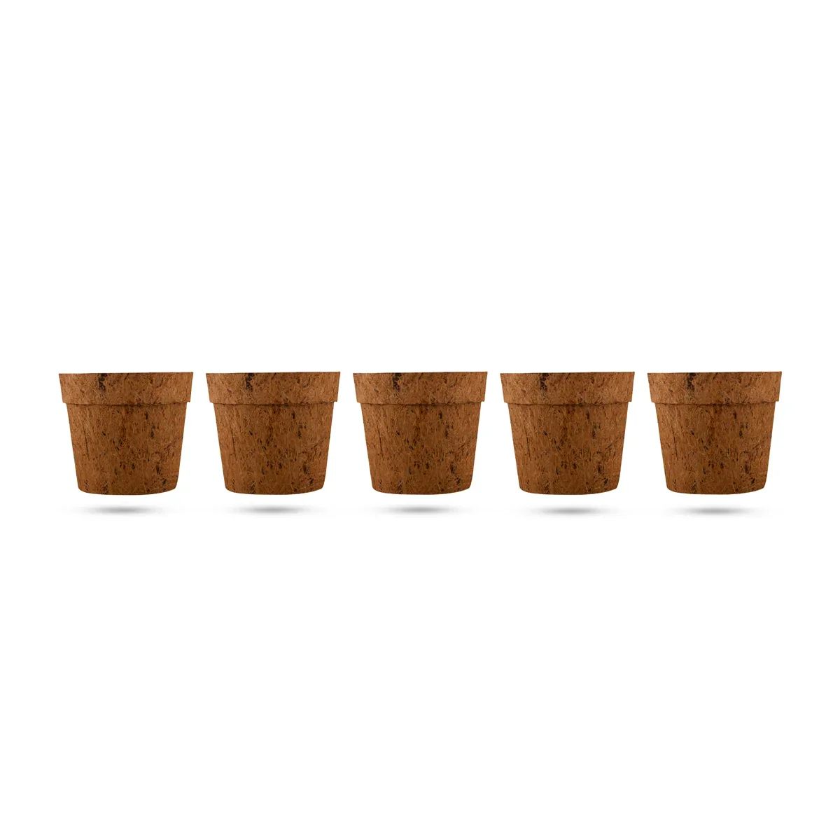 Coco Pot Set - 3.5 x 4 Inches | 5 Pcs/ Coir Pot/ CoCo Coir Pot for Plants - Image 5