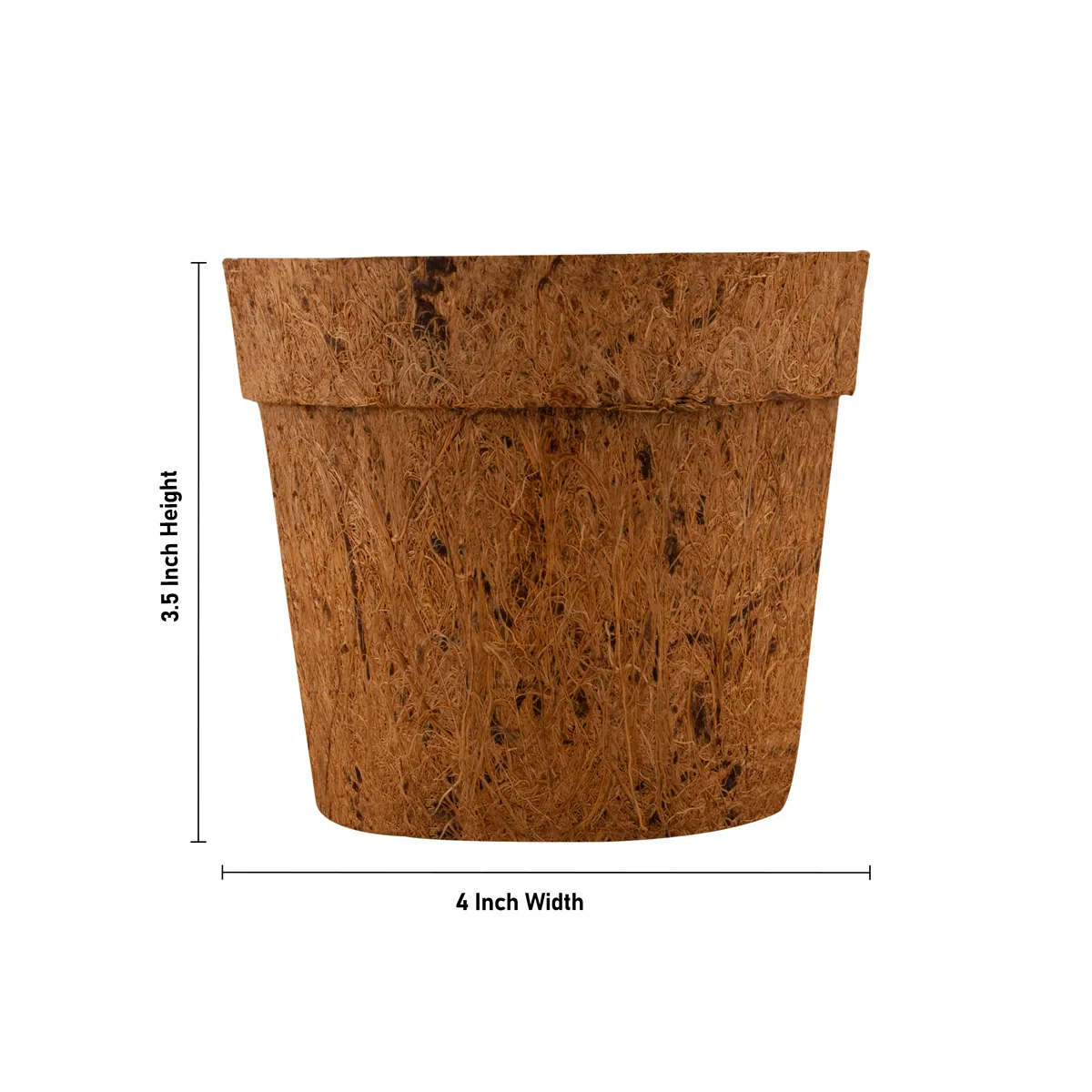 Coco Pot Set - 3.5 x 4 Inches | 5 Pcs/ Coir Pot/ CoCo Coir Pot for Plants - Image 6