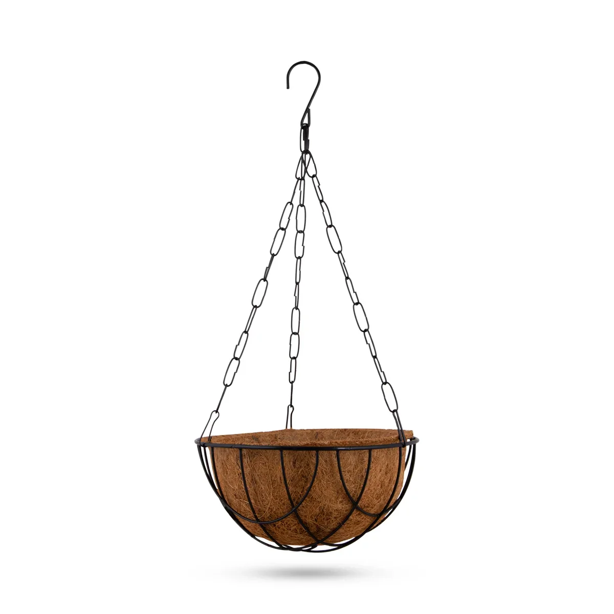 Coco Pot with Metal Hanger - 5 x 6 Inches | Coir Pot/ Coir Plant Pot - Image 8