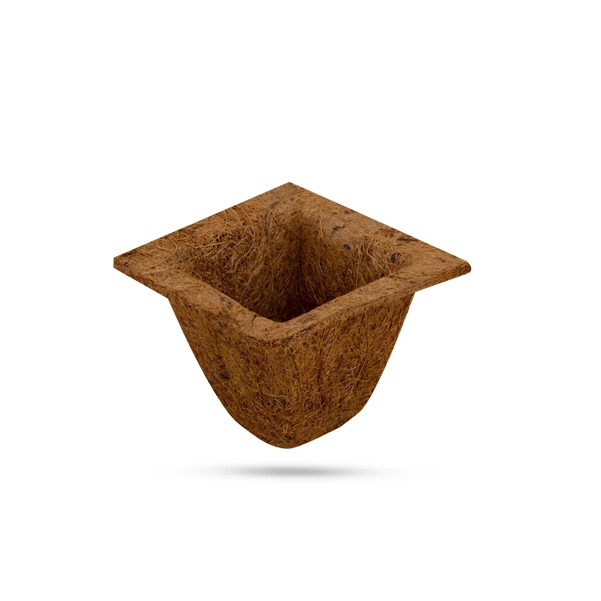 Coco Spanish Cup Set - 3 x 4 Inches | 5 Pcs/ Coco Coir Pot/ Coco Pot for Plant - Image 3